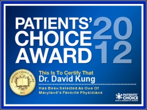 Patient's Choice award 2012