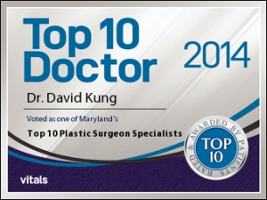 One of Maryland's top 10 plastic surgeons 2014