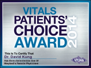 Vitals Patient's Choice Award 2014
